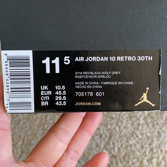 Jordan 10 Bulls Over Broadway - Picture 6 of 6